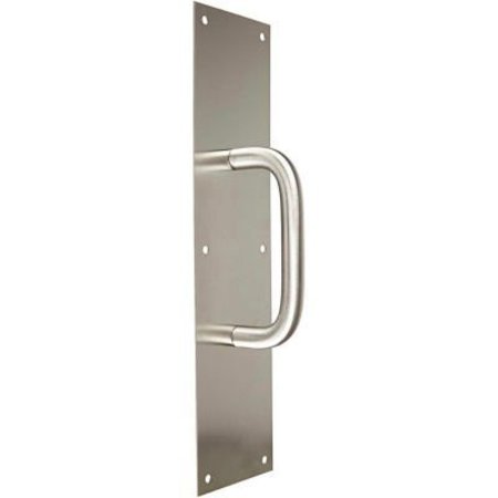YALE COMMERCIAL Rockwood Pull Plate, 6"L x 16"H x 3/4, Satin Stainless Steel, 6" CTC 85750